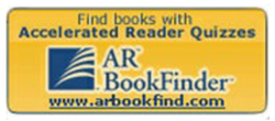 the logo for AR BookFinder and its URL